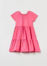 Ovs Kids Girl Short-Sleeved Tiered Dress